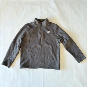 The North Face Gordon Lyons 1/4 Zip Jacket Mens L Green Fleece Pullover Outdoors